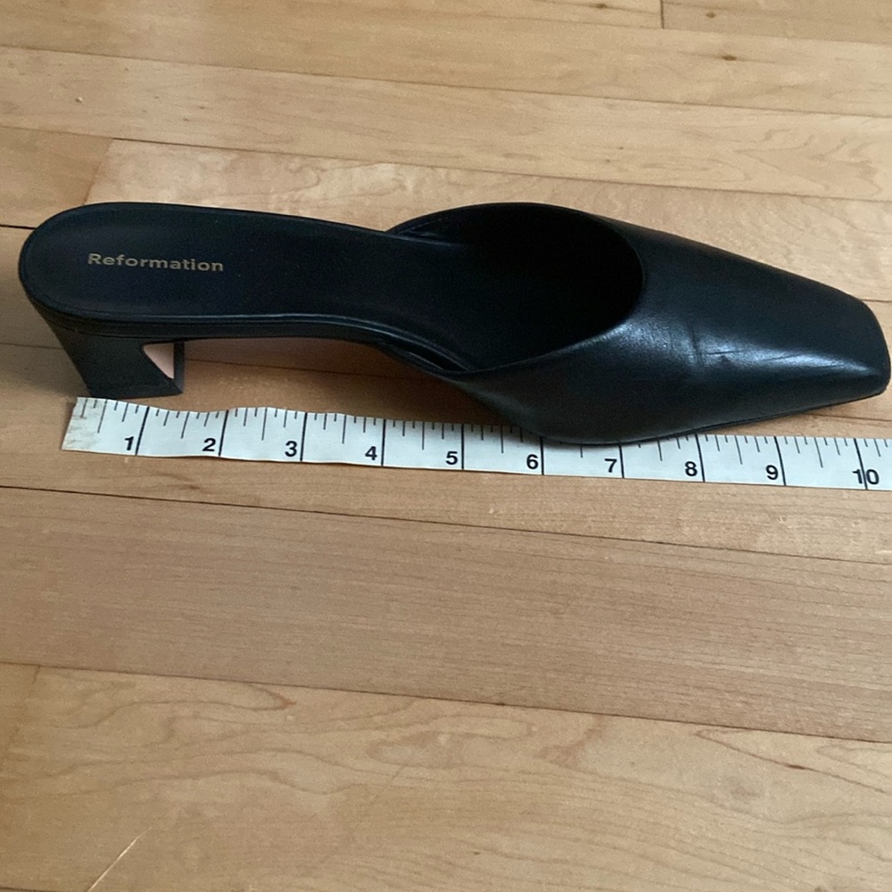 Reformation Heather Block Heeled Mule - Picture 15 of 16